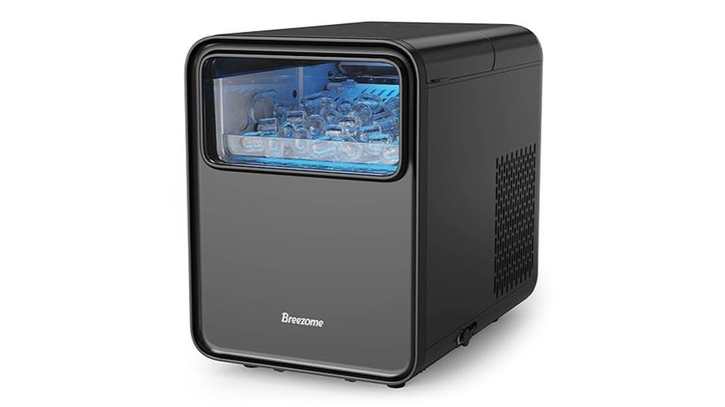 BREEZOME Ice Maker Review: Fast, Self-Cleaning, Portable