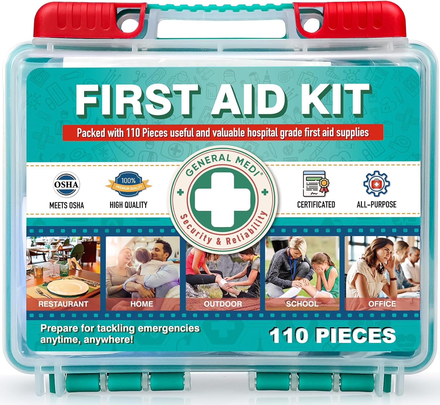 General Medi 110 Pieces Small First Aid Kit Review